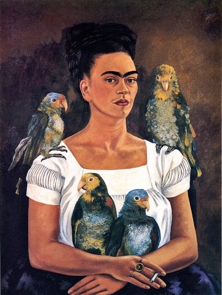 Self-portrait of Frida Kahlo Self-portrait of Frida Kahlo